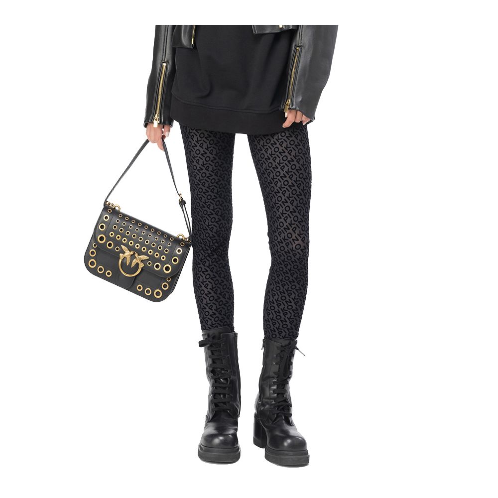 PINKO Black Nylon Jeans & Pant - Image 4