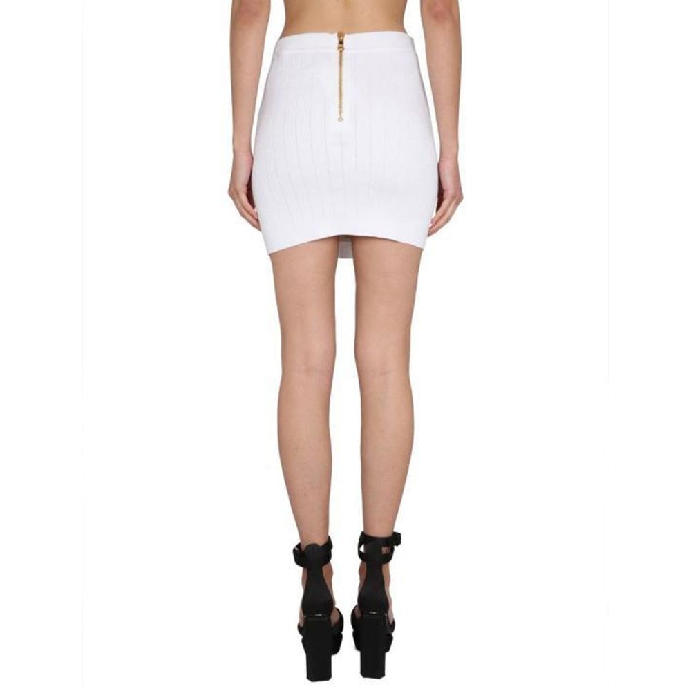 Balmain Stretch Mini Skirt - Image 3