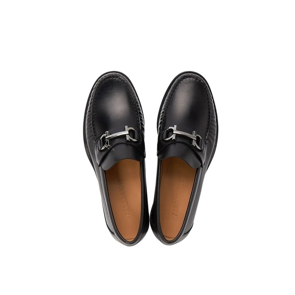 Salvatore Ferragamo Fort Leather Loafers - Image 4