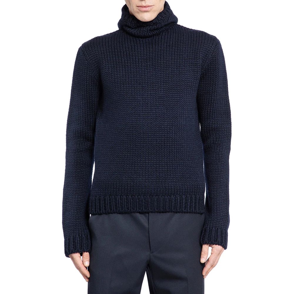 Prada Wool Hooded Sweater - Image 2
