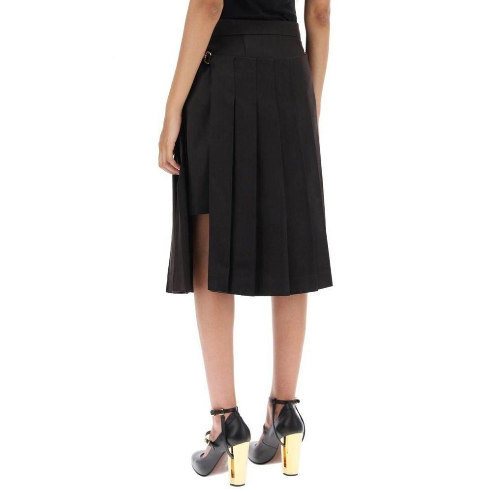 Fendi Cotton And Silk Washed Skirt - Image 3