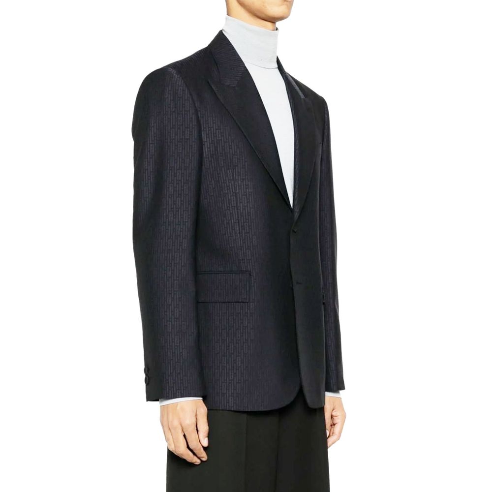 Fendi FF Motif Wool Jacket - Image 2