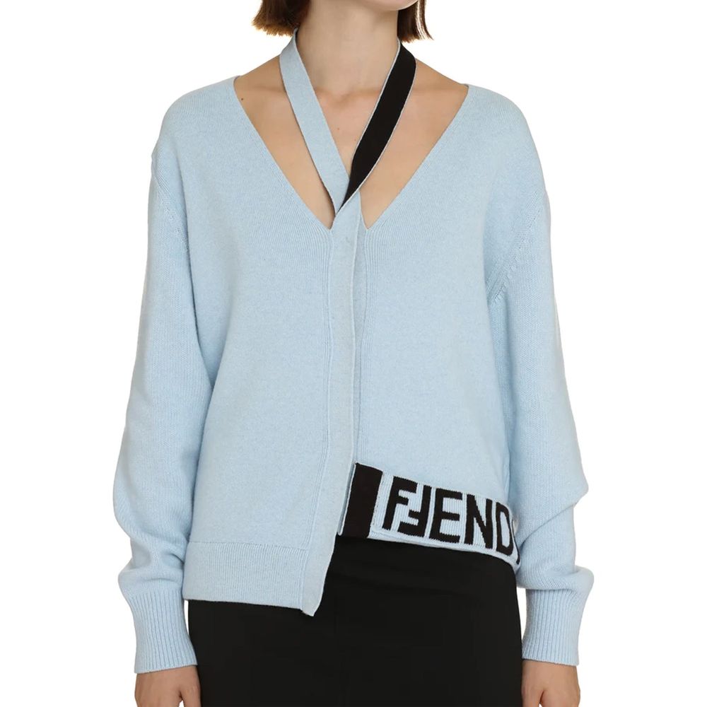 Fendi Wool And Cashmere Cardigan - Image 2