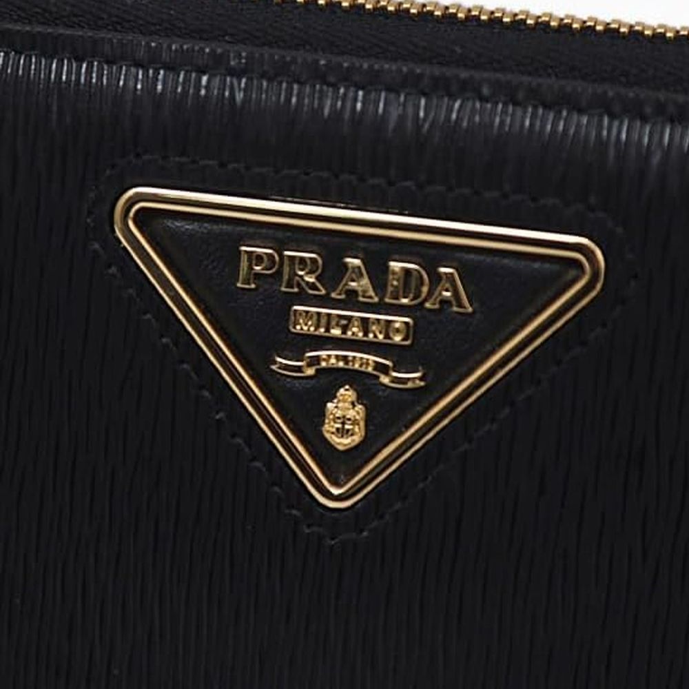 Prada Leather Logo Wallet - Image 4