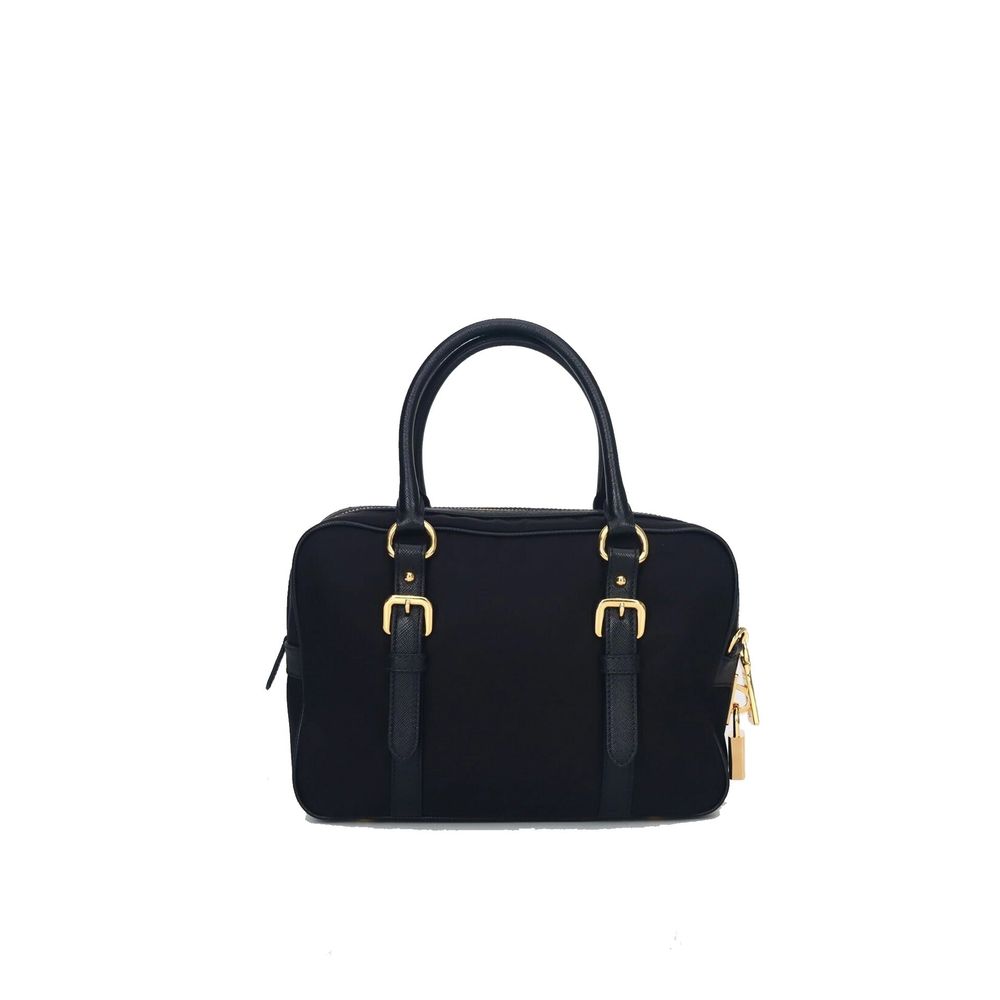 Prada Logo Nylon Top Hand Bag - Image 3