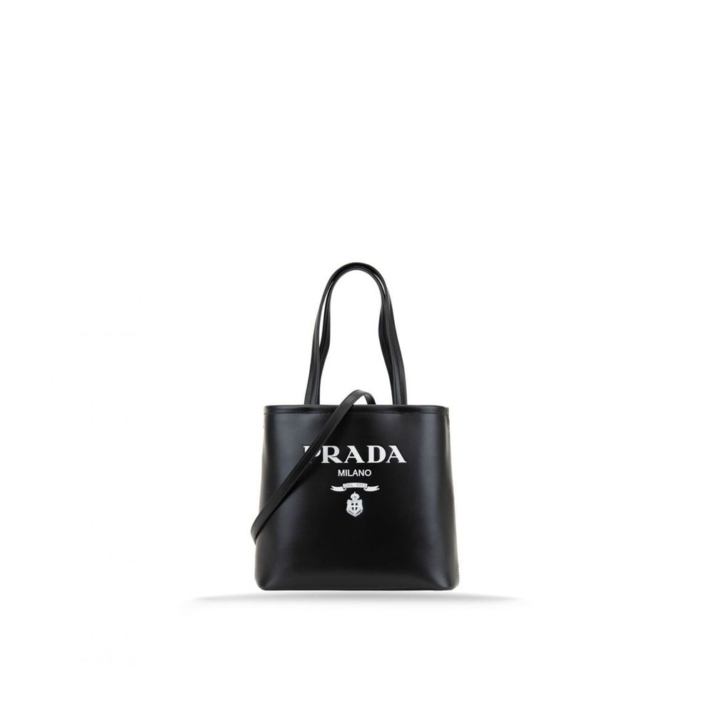 Prada Logo Leather Tote bag
