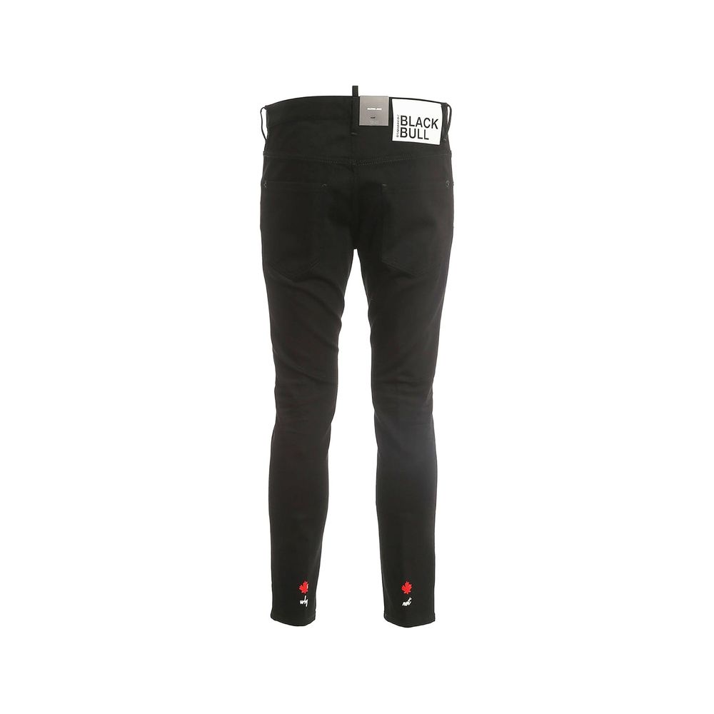 Dsquared² Black Bull Skater Jeans - Image 2