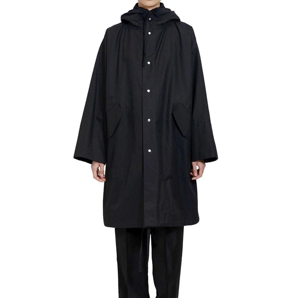 Jil Sander Mid-Length Cotton Hooded Parka - Image 2