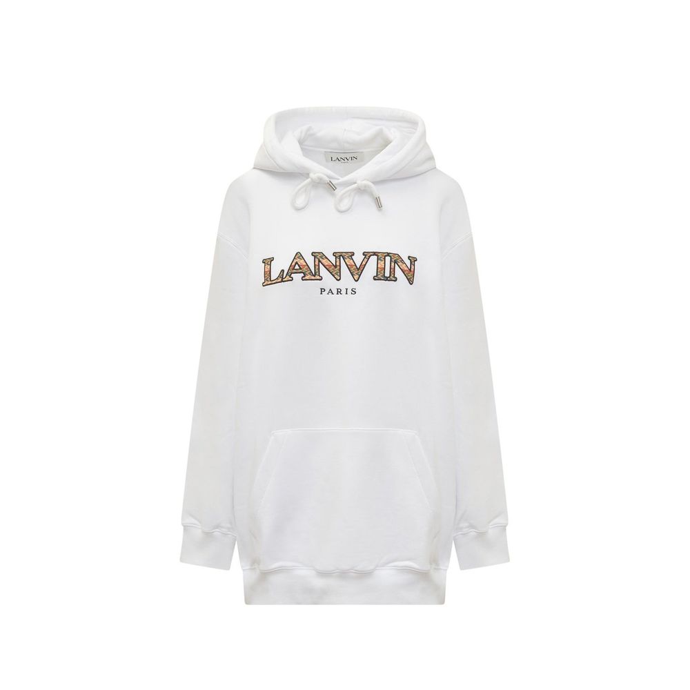 Lanvin Oversized Logo Hoodie Sweatshirt