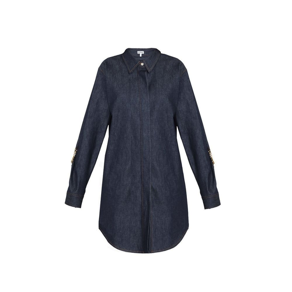Loewe Denim Chain Shirt Dress
