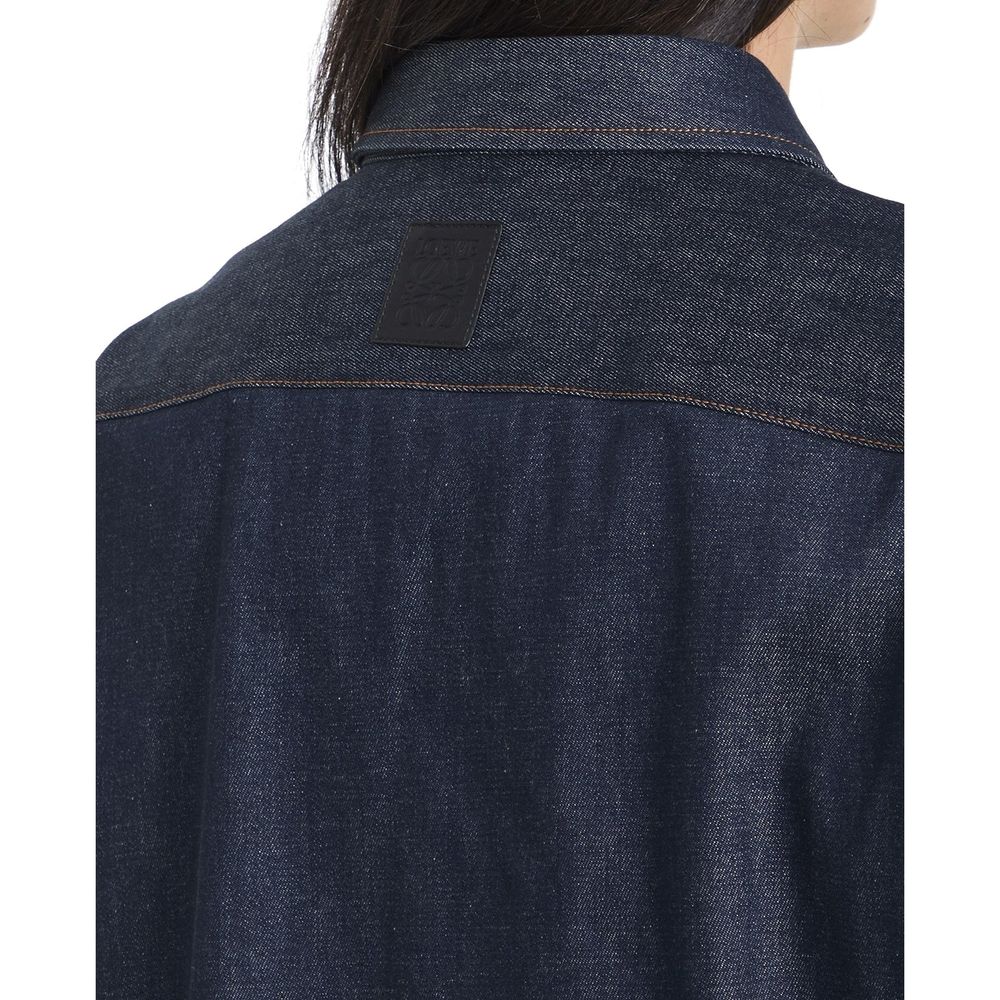 Loewe Denim Chain Shirt Dress - Image 4