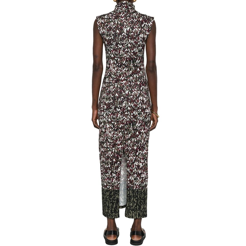 Loewe Knit-Print Long Dress - Image 3