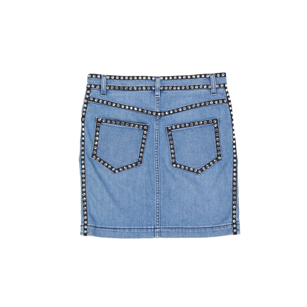 Moschino Couture Cotton Denim Skirt - Image 2
