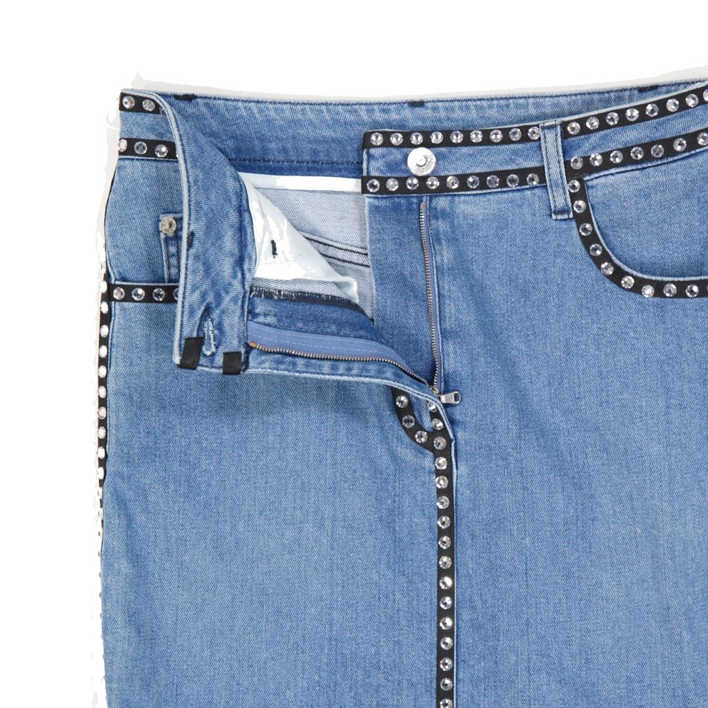 Moschino Couture Cotton Denim Skirt - Image 3