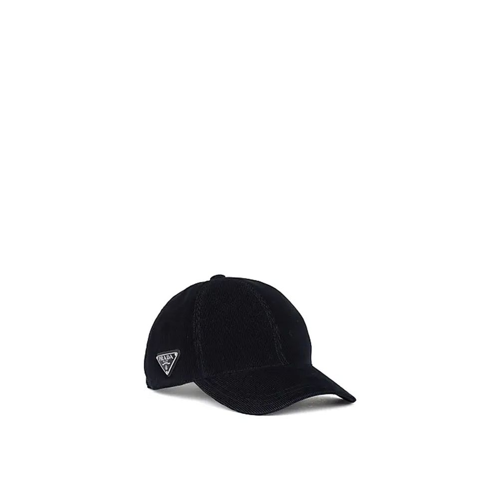 Prada Cotton Ribbed Hat - Image 2