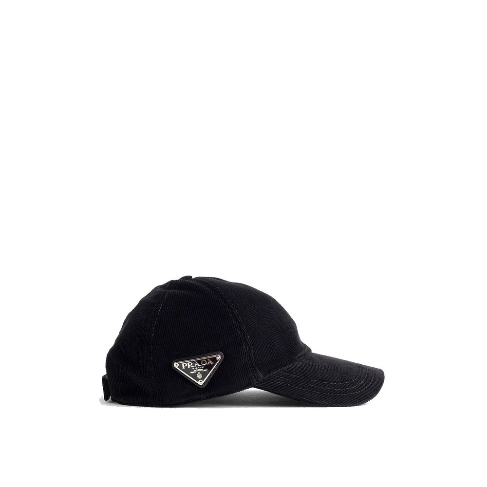 Prada Cotton Ribbed Hat - Image 4