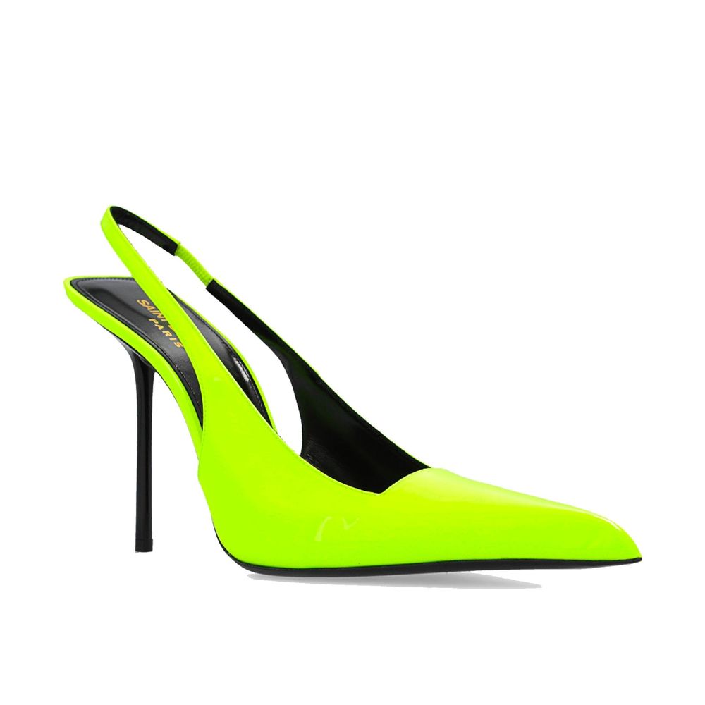 Saint Laurent Kiss 105 Slingback Pumps - Image 2