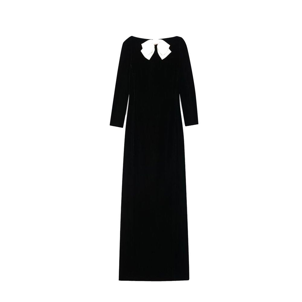Saint Laurent Velvet Long Dress