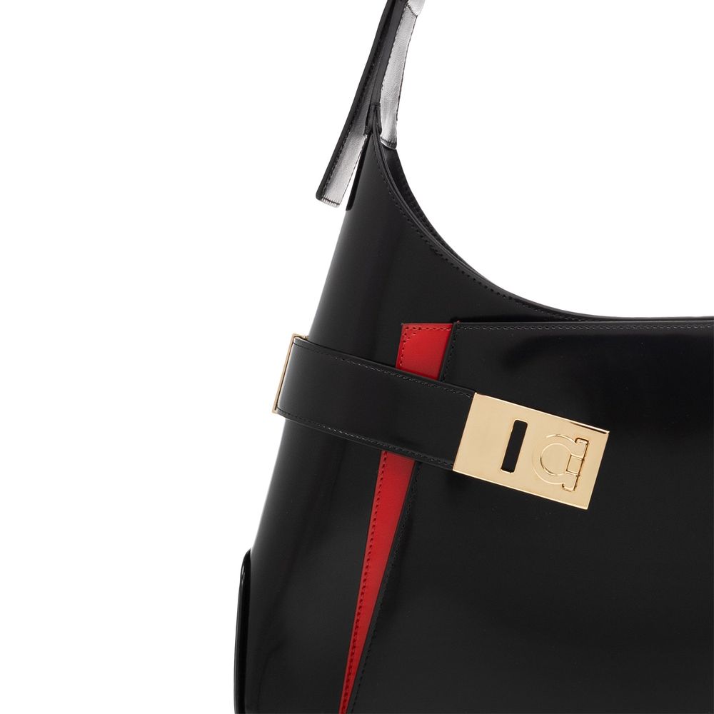 Salvatore Ferragamo Arch Hobo Shoulder Bag - Image 4