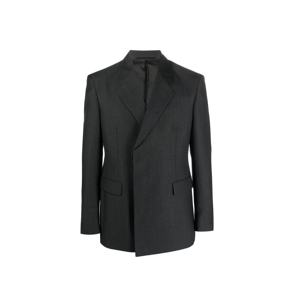 Prada Double-Breasted Wool Jacket