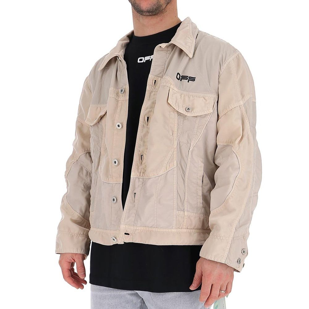 Off-White Logo Windbreaker Bomber Jacket - Image 2