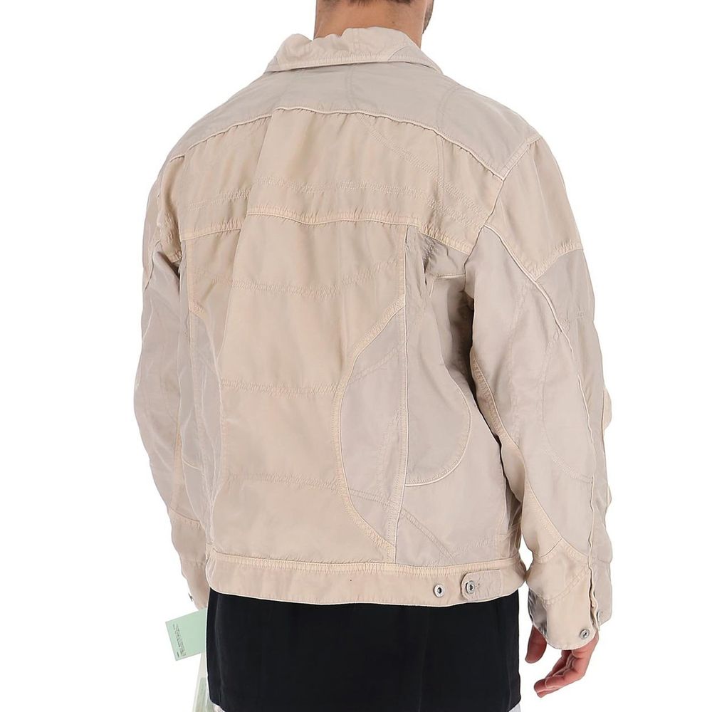 Off-White Logo Windbreaker Bomber Jacket - Image 3