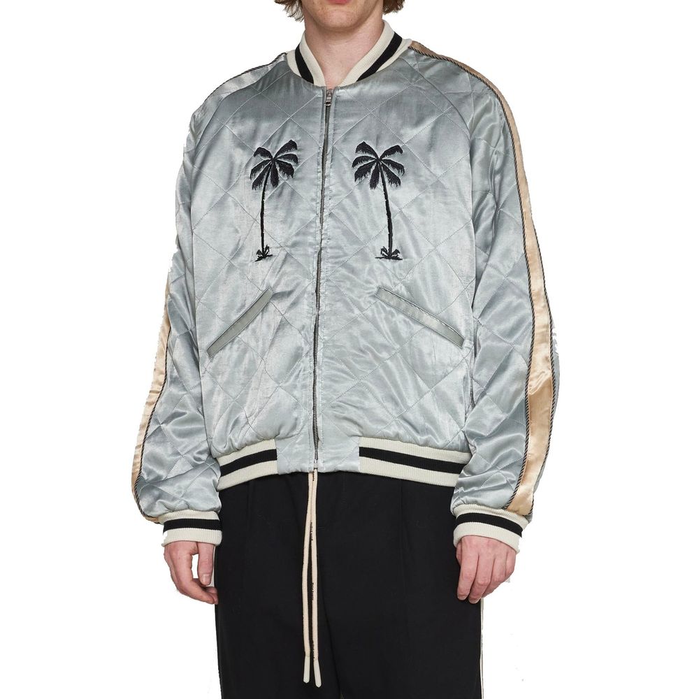 Palm Angels Quilted Logo Jacket - Image 2