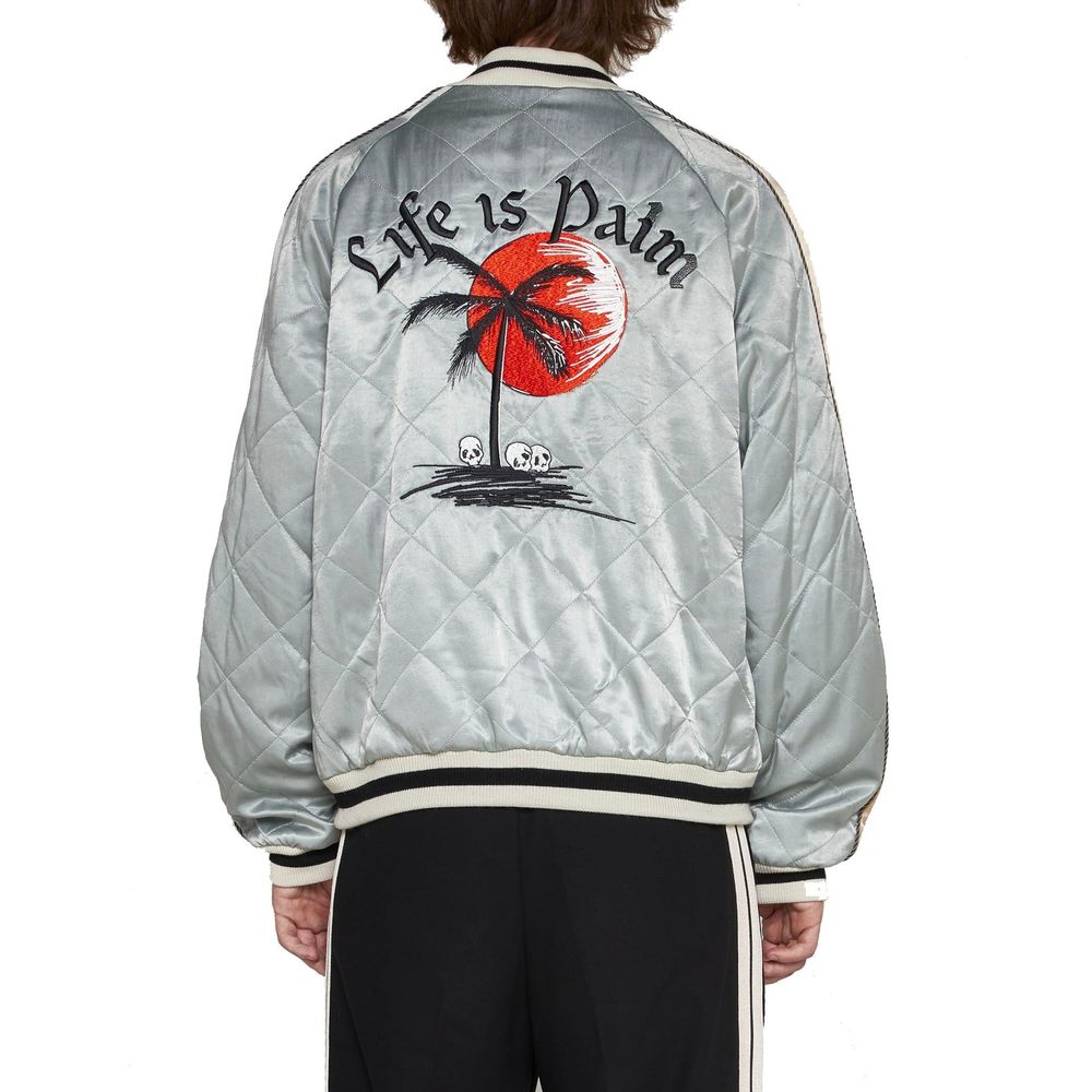 Palm Angels Quilted Logo Jacket - Image 3