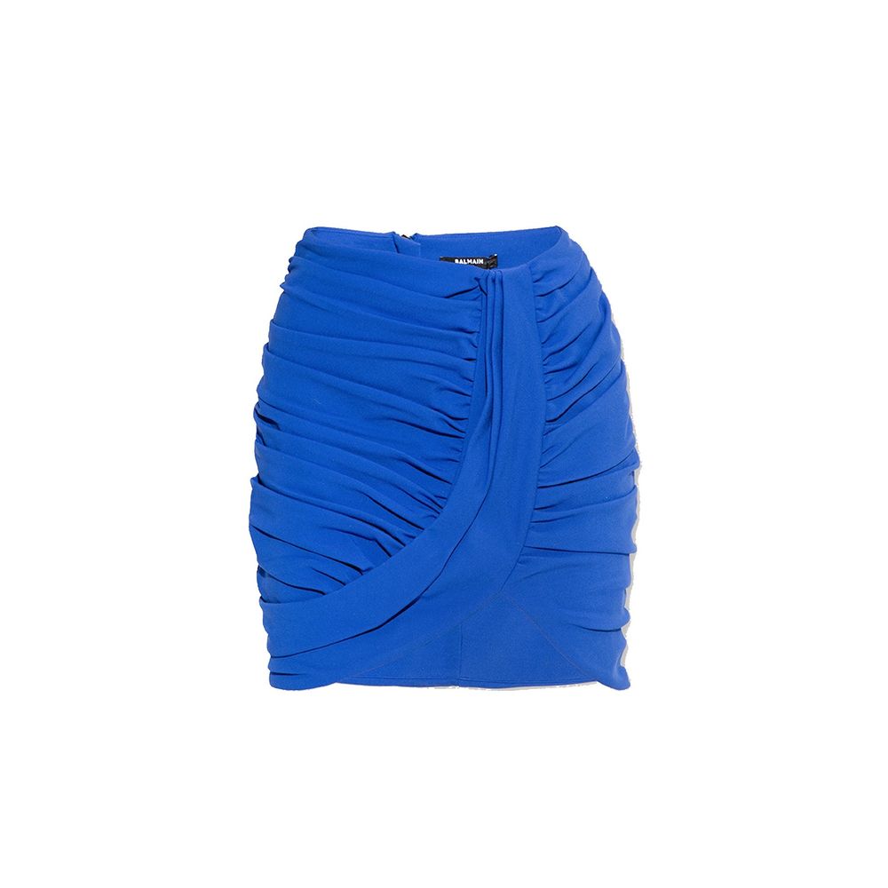 Balmain Mini Draped Skirt