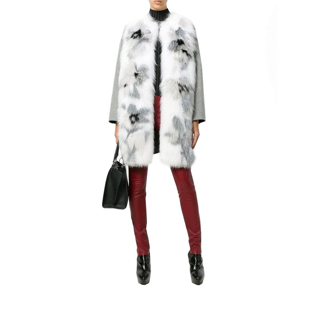 Fendi Fur Trim Cashmere Coat - Image 2