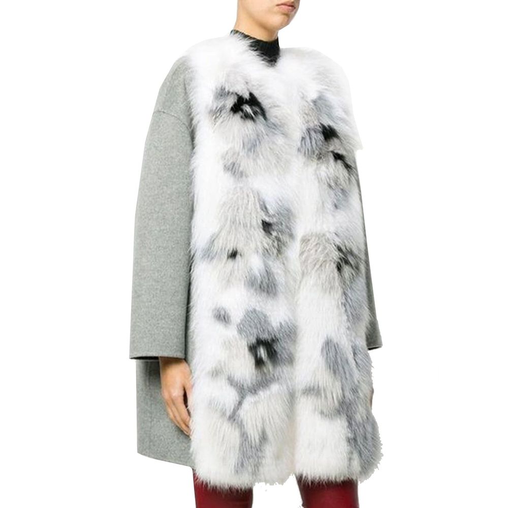 Fendi Fur Trim Cashmere Coat - Image 3