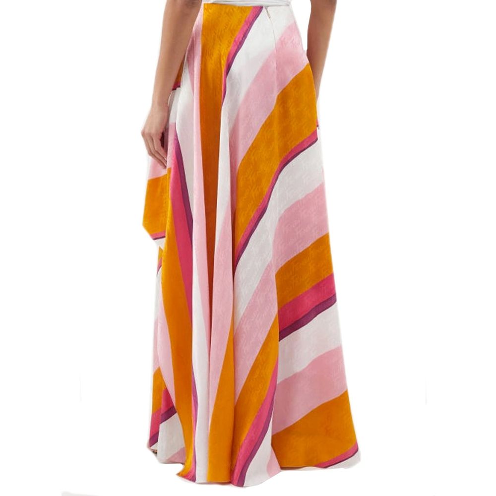 Fendi Ff Color-Block Draped Trousers - Image 4