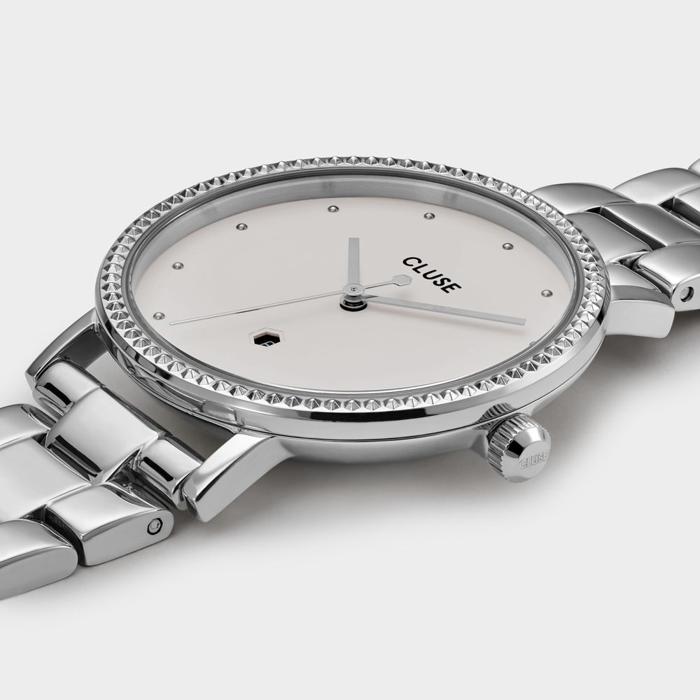 Cluse Silver Stainless Steel Dress Watch - Image 3