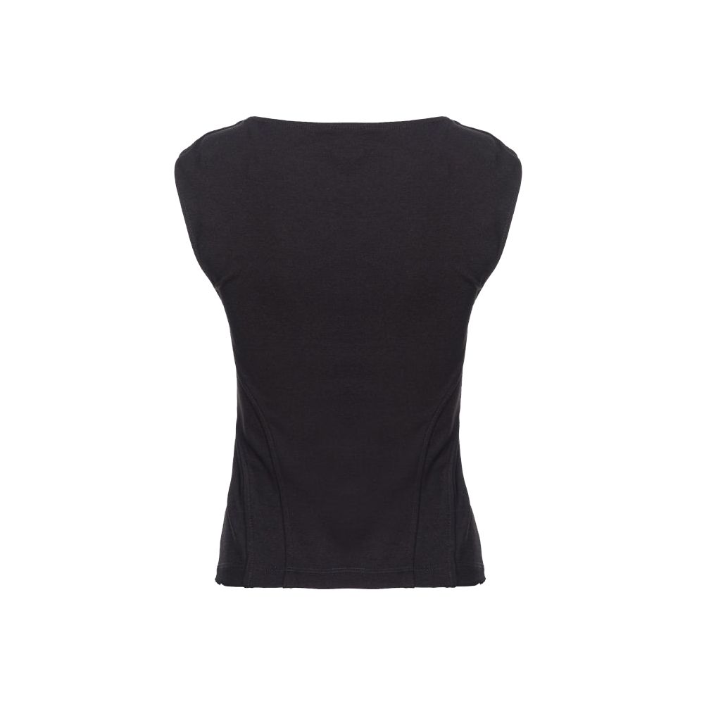 PINKO Black Viscose Tops & T-Shirt - Image 2