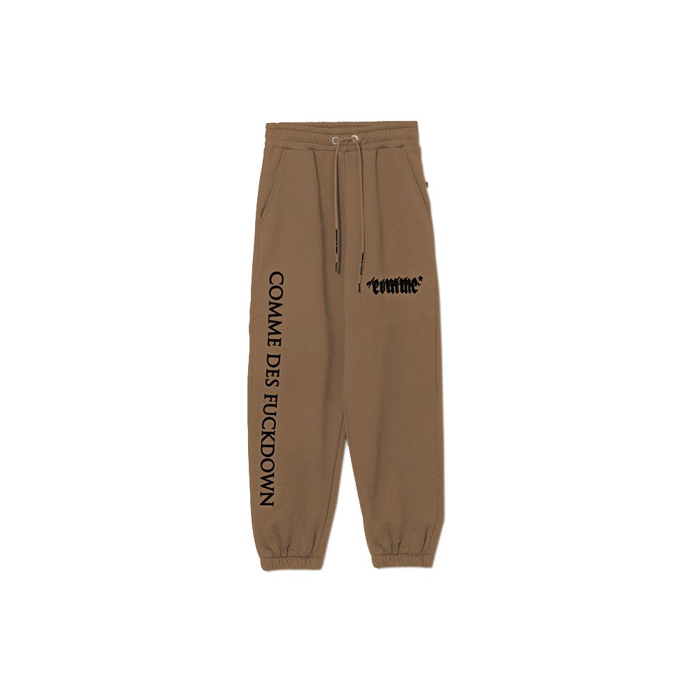 Comme Des Fuckdown Brown Cotton Jeans & Pant