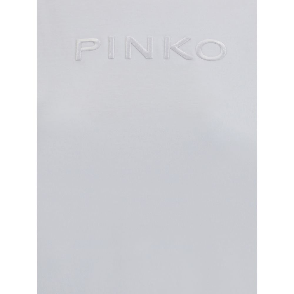 PINKO White Cotton T-Shirt - Image 3