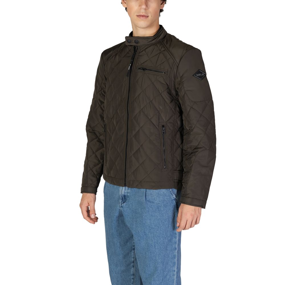 Replay Green Polyamide Jackets & Coat - Image 3