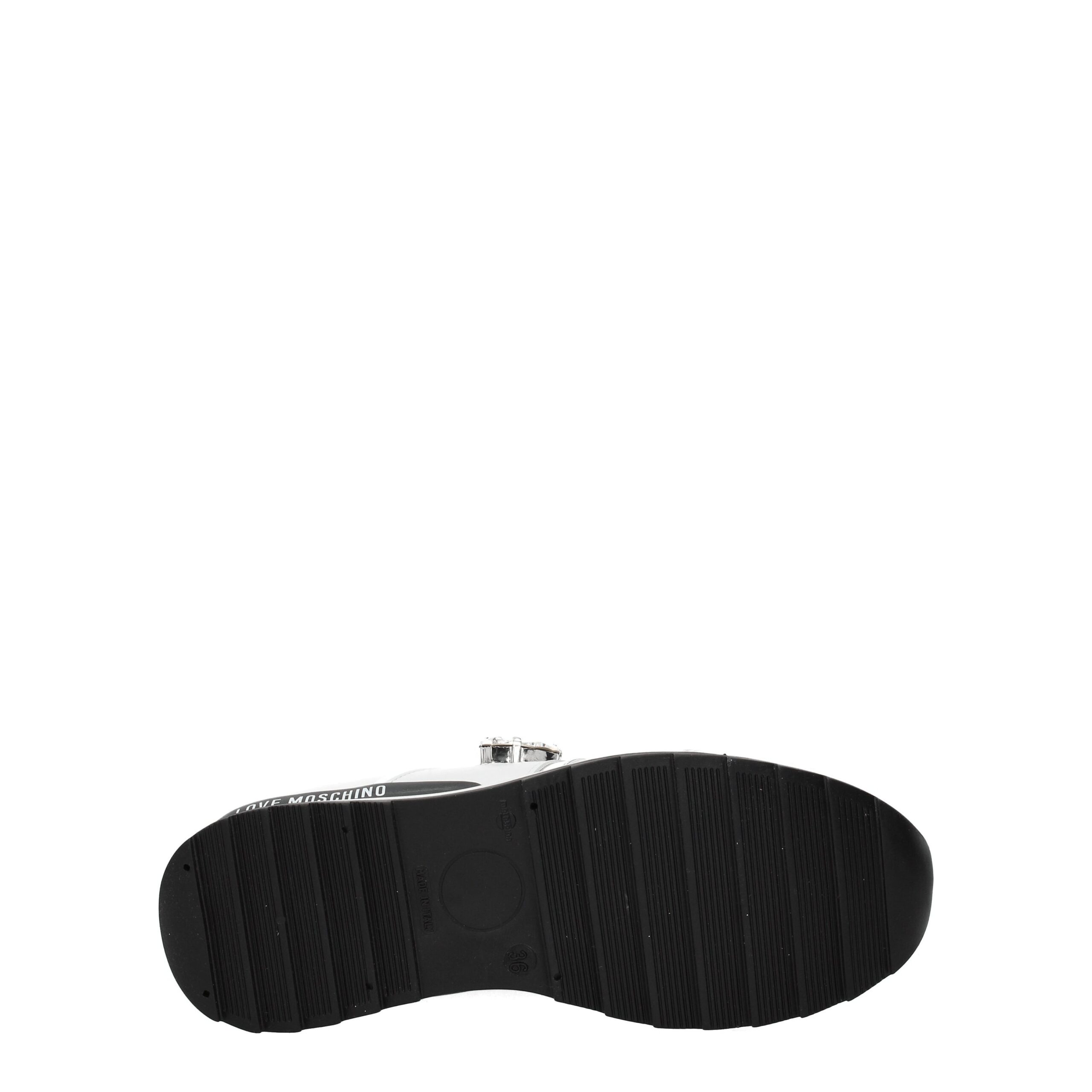 Love Moschino White Leather Low Top Sneakers - Image 5