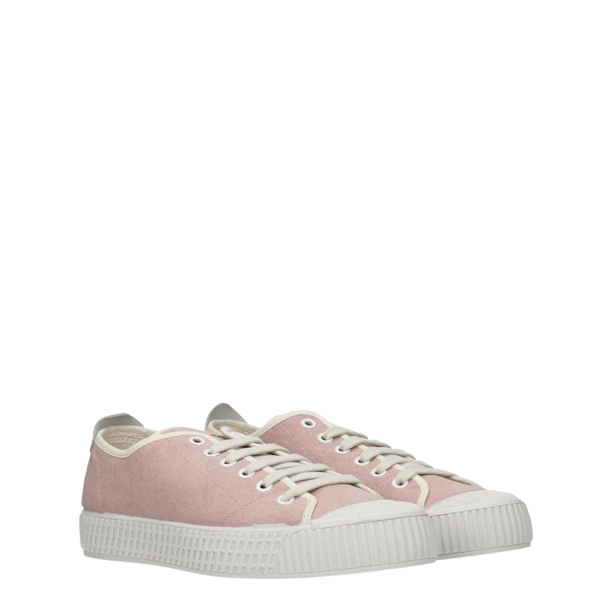 Car Shoe Pink Fabric Low Tops - Image 2
