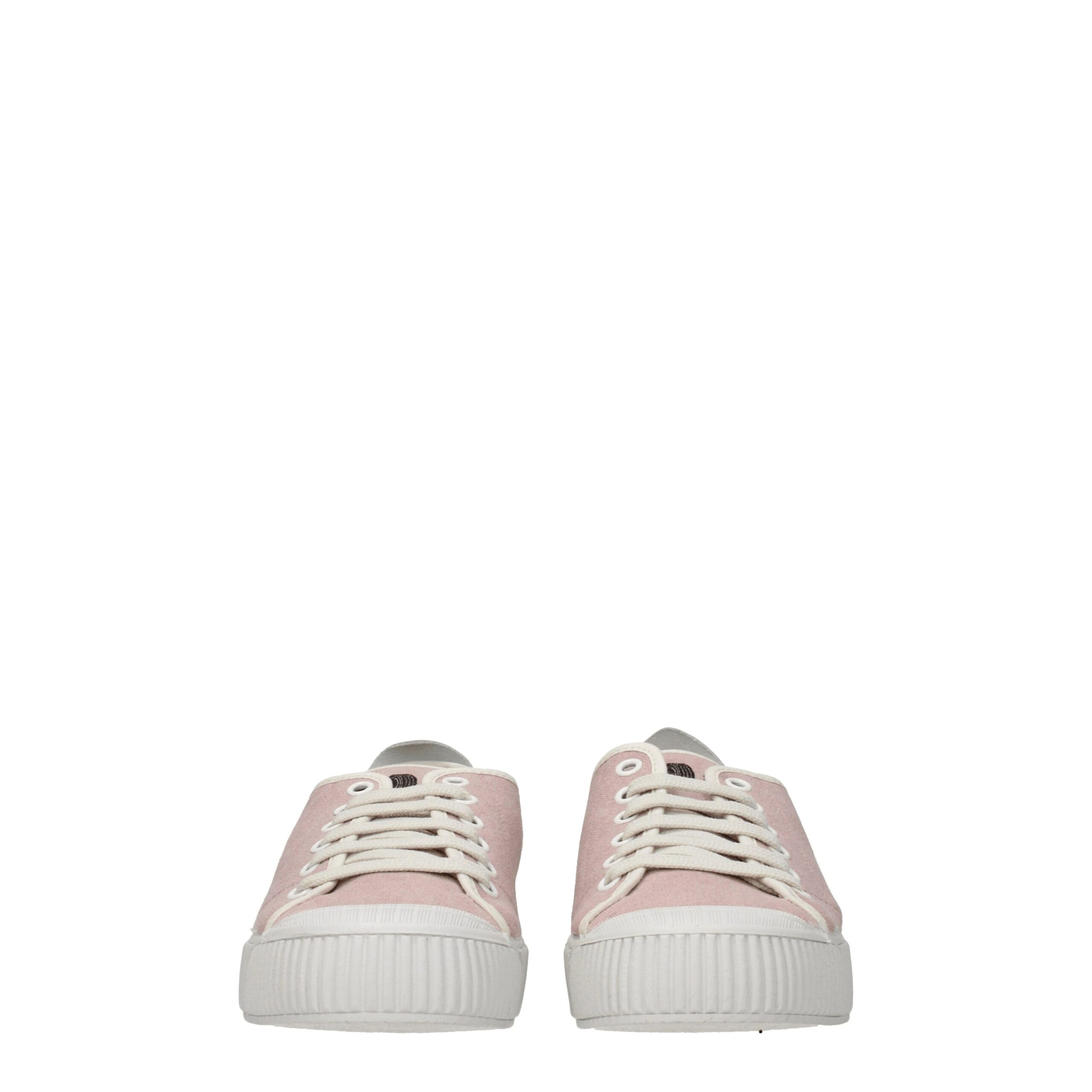 Car Shoe Pink Fabric Low Tops - Image 3