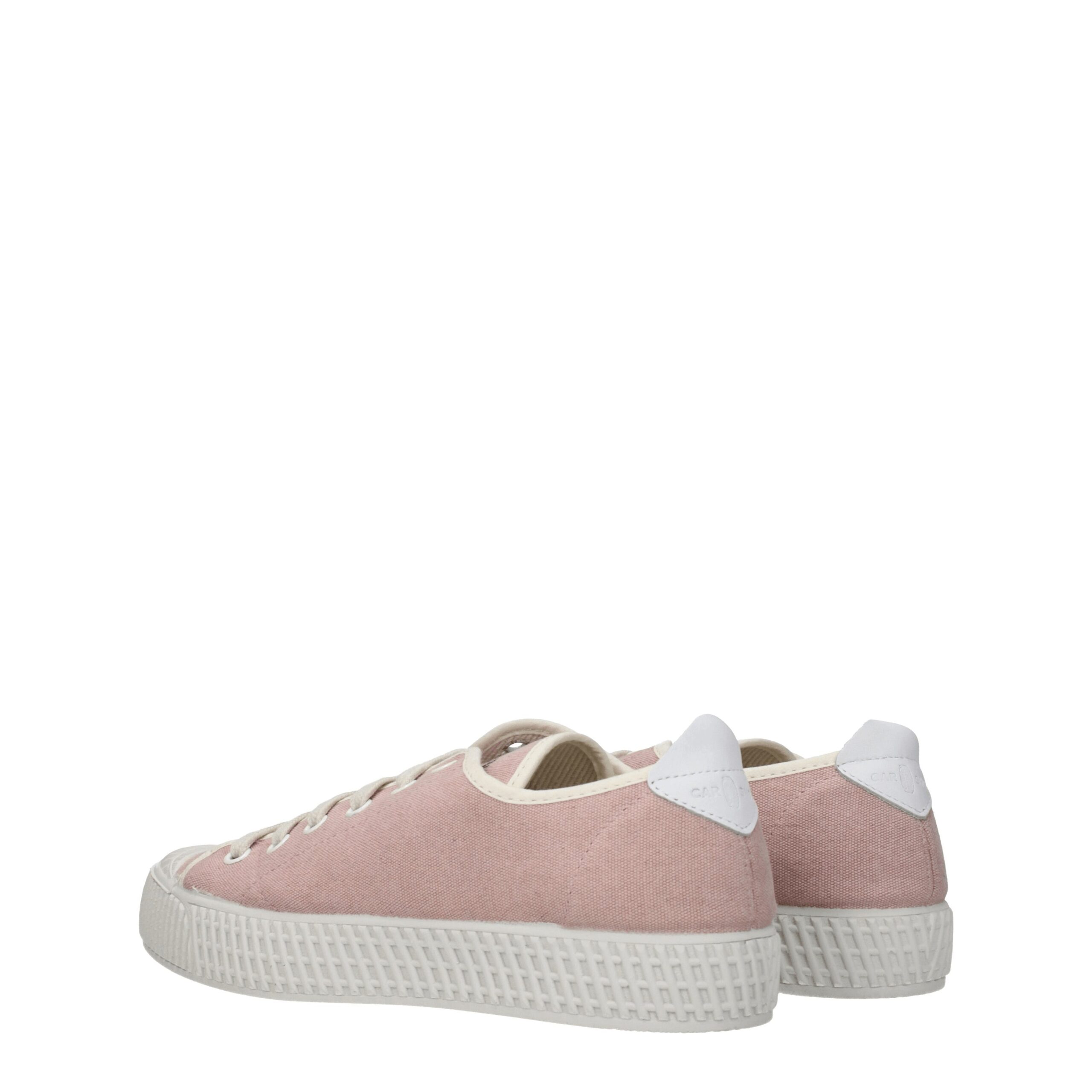 Car Shoe Pink Fabric Low Tops - Image 4