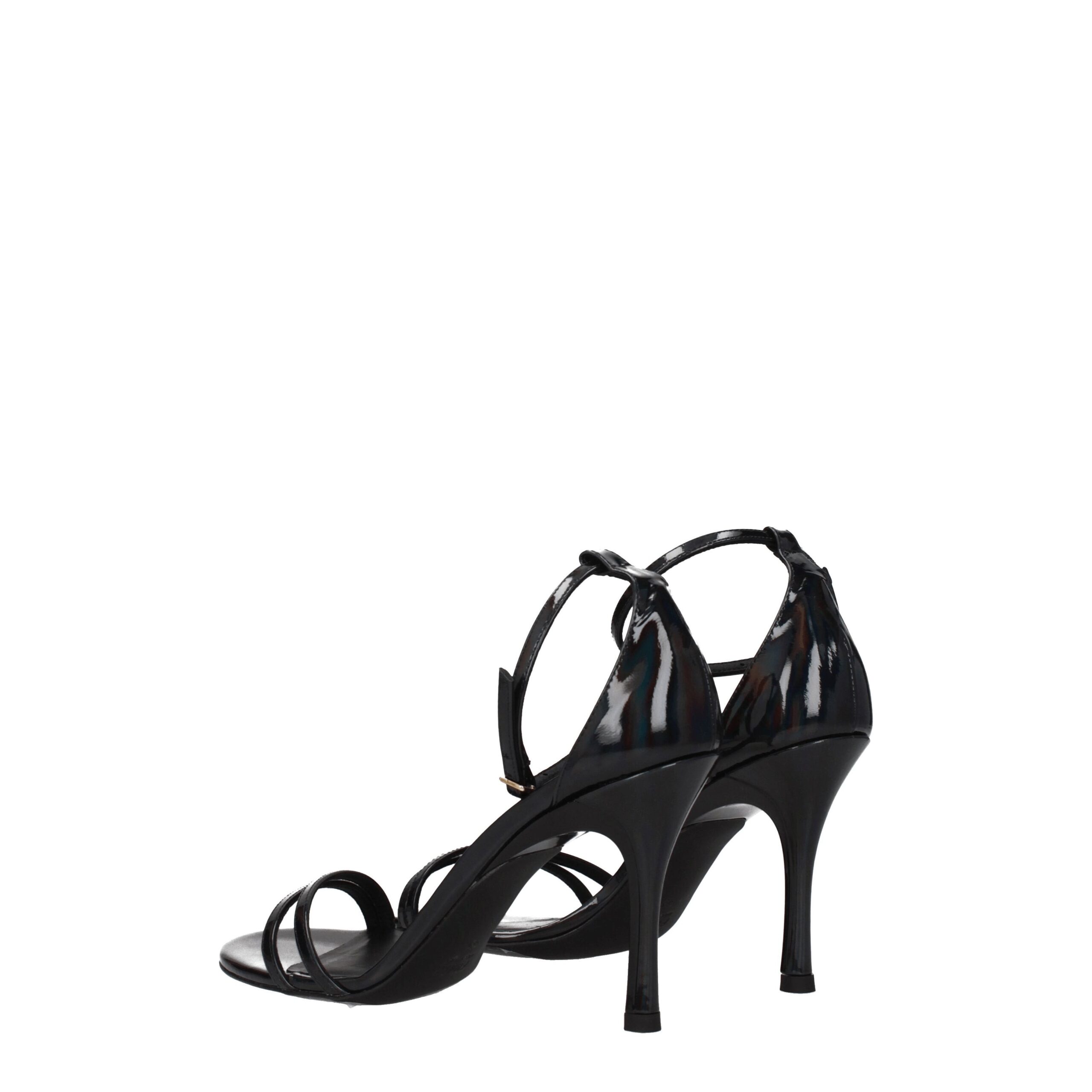 Furla Black Leather Stiletto Heels Sandals - Image 4