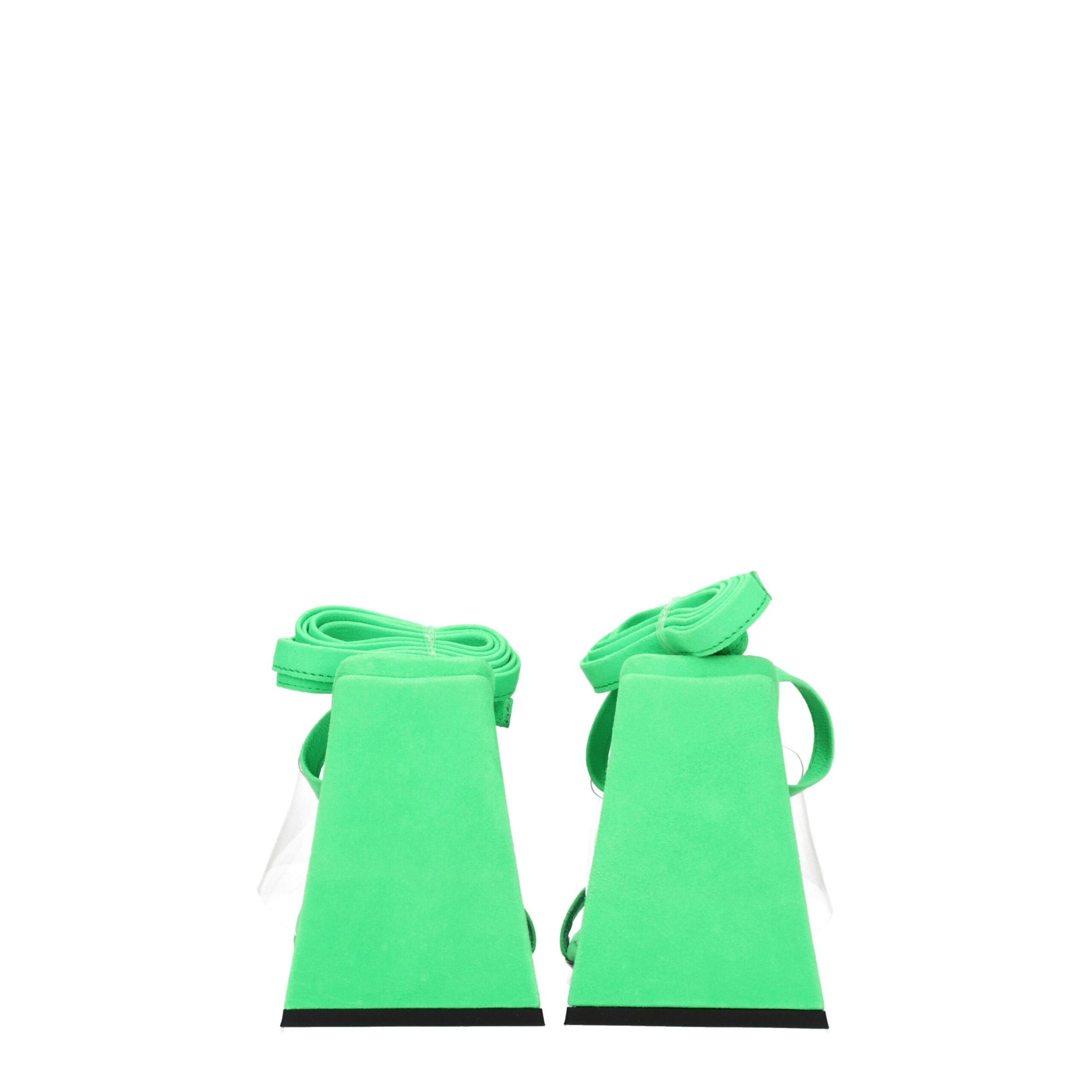 The Attico Transparent Leather Flat Sandals - Image 5