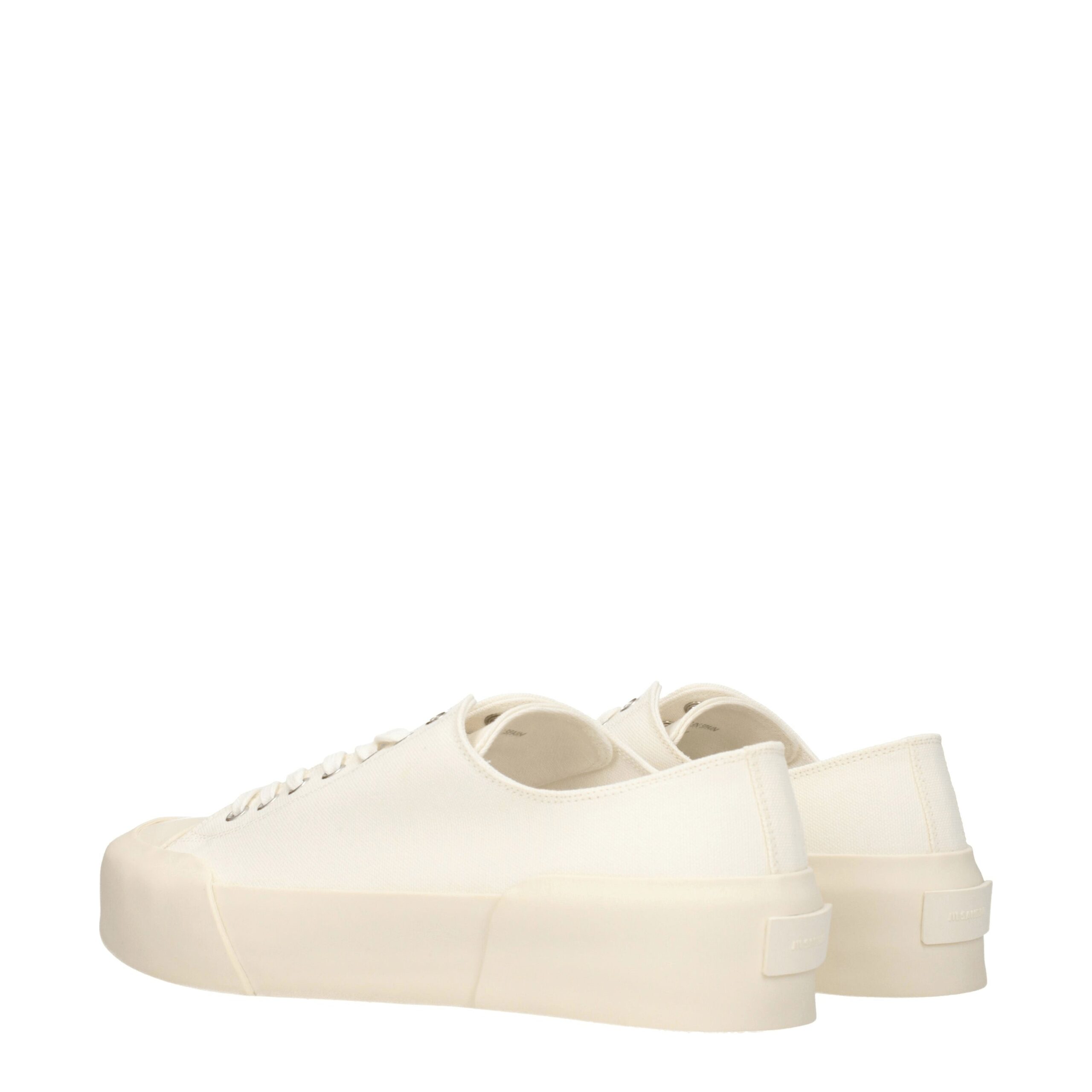 Jil Sander Beige Fabric Low Top Sneakers - Image 4