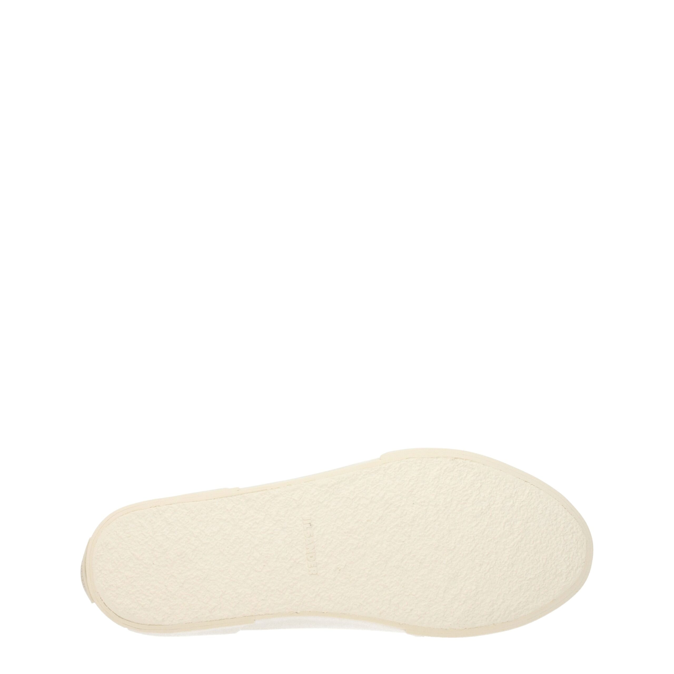 Jil Sander Beige Fabric High Top Sneakers - Image 5