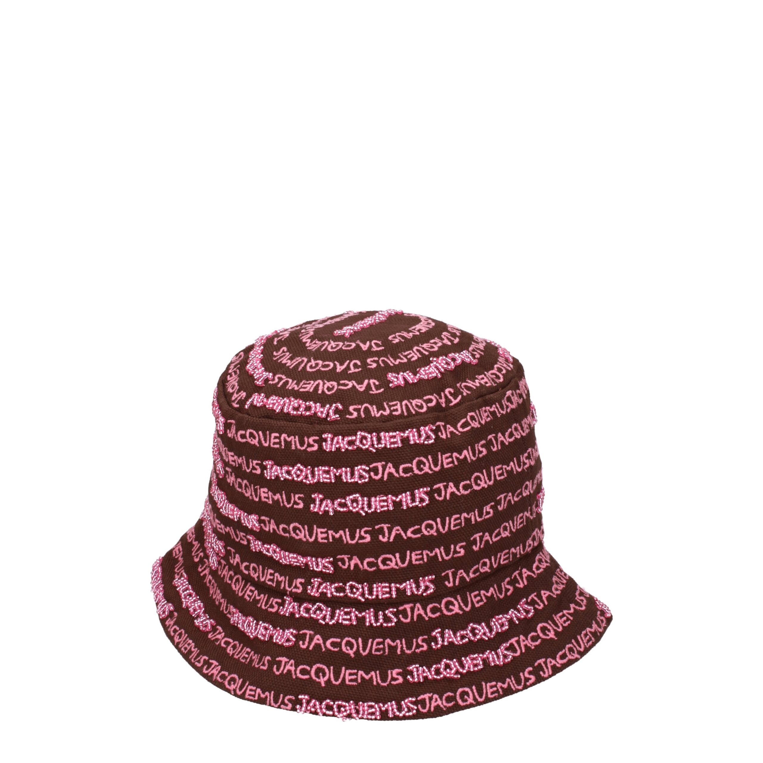 Jacquemus Brown Cotton Bucket Hats - Image 2