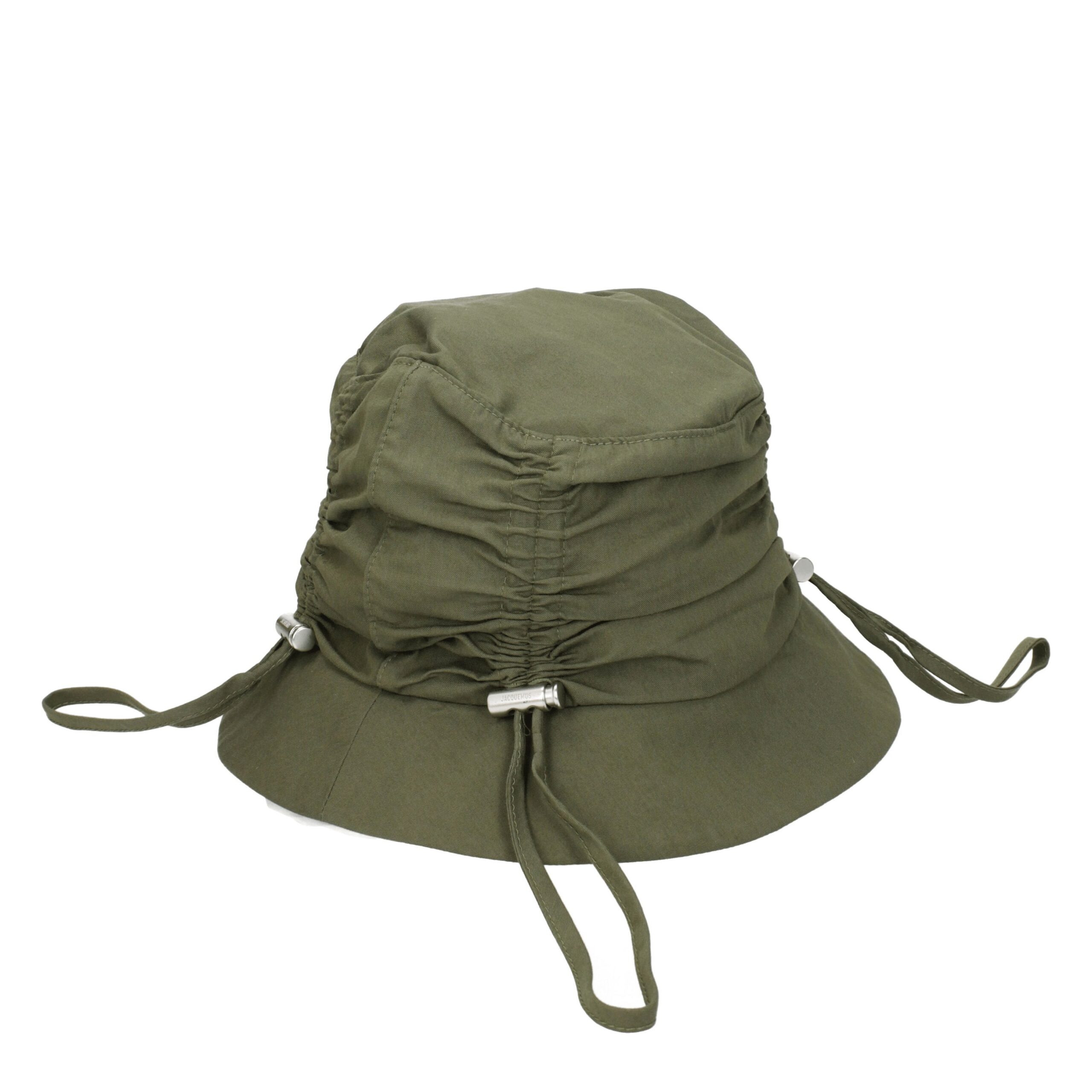Jacquemus Green Cotton Bucket Hat - Image 2