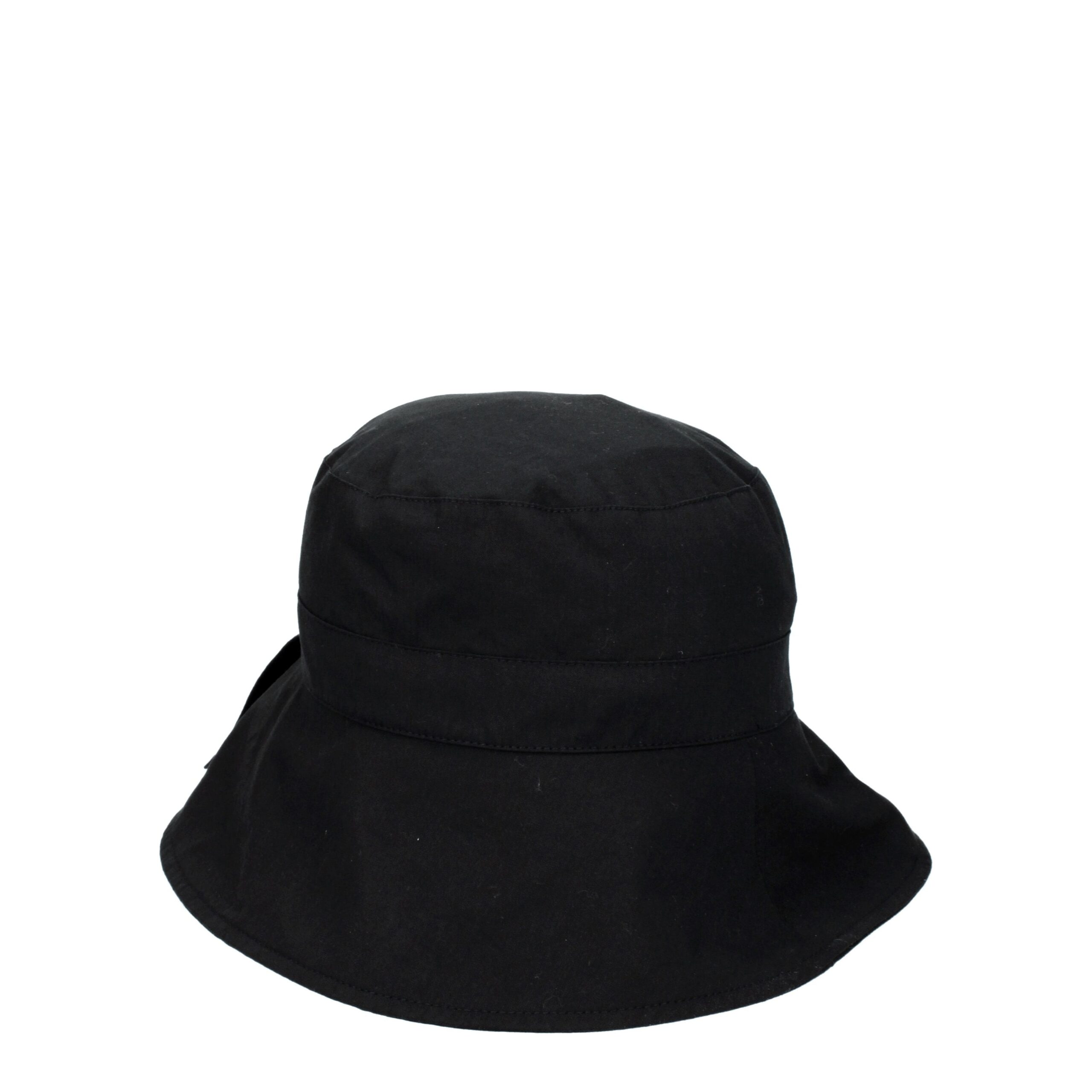 Jacquemus Black Cotton Bucket Hats - Image 2