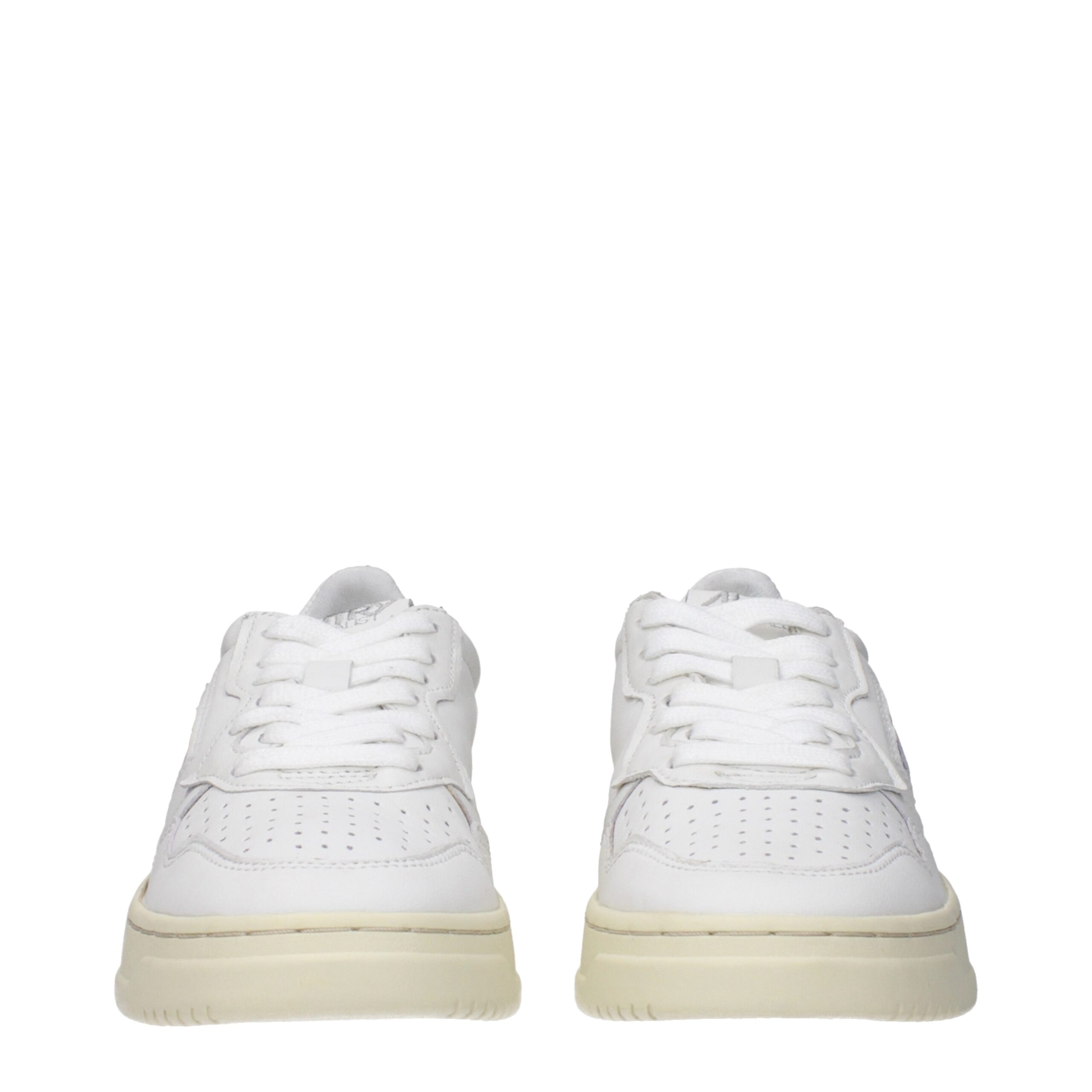 Autry White Leather Low Tops - Image 3