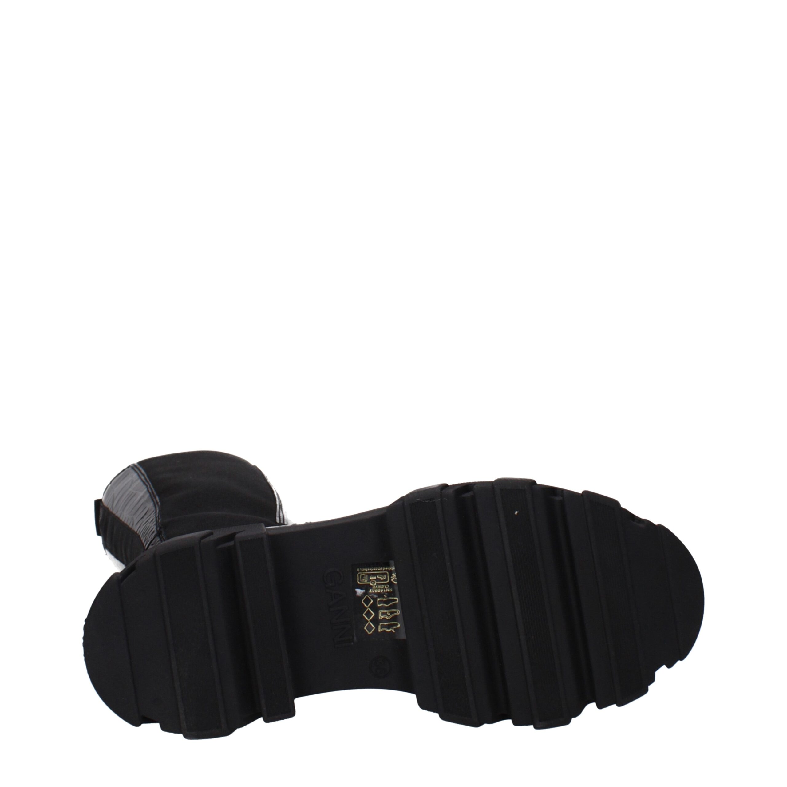 Ganni Black Leather Over The Knee - Image 5